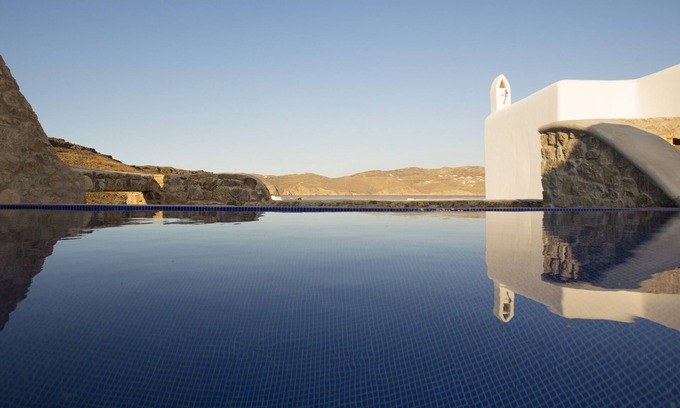 Panormos Villa | Superior Suite With Private Pool and sea View