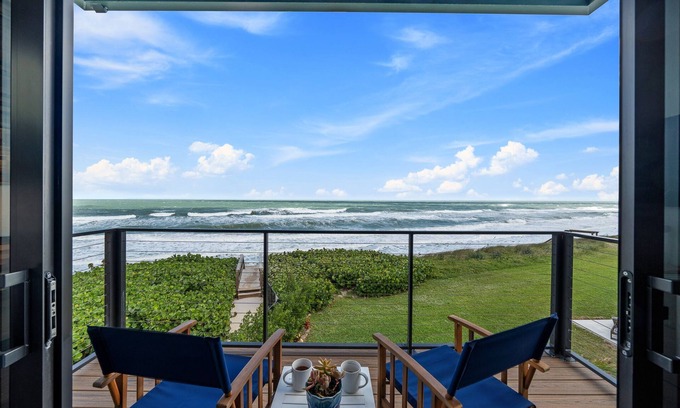 Melbourne Beach Villa | Surfside Villa ~ New Luxury Beach House ~ Ocean Front ~ Private Pool ~ Relaxing