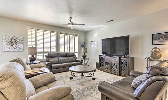 Desert Breeze House | Surprise Home in 55 + Community w/Pool Access