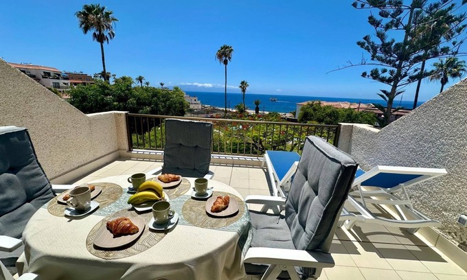 Los Gigantes Apartment | Swimming pool - Ocean view - Tamara - VV Canary Ocean Homes