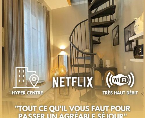 Montauban Apartment | T1 Duplex Cosy - Notre-Dame - Netflix