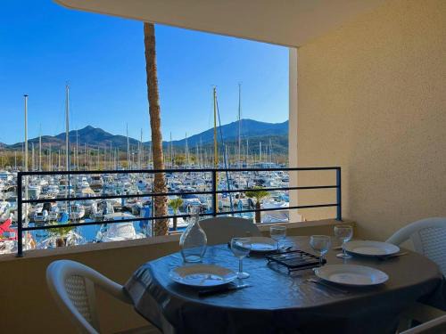 Plage d'Argeles Apartment | T2 cabine 4 pers. près plage, parking, vue port - Argelès - FR-1-388-90