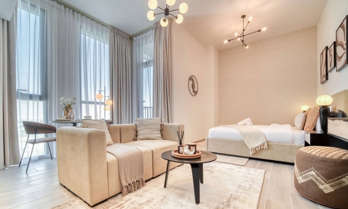 Dubai Production City Apartment | Tasteful Studio at Mesk 1 Midtown Dubai Production City by Deluxe Holiday Homes
