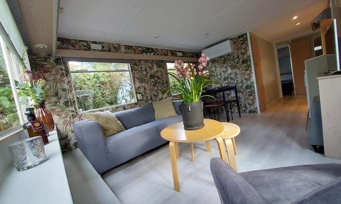 Bosgebied Hoenderloo Ski Chalet | Te Huur: leuke 4-persoons Stacaravan op top locatie!