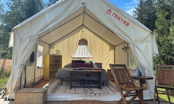 Bow RV Rental | Tentrr Signature Site - Hobby Farm Glamping in Bow