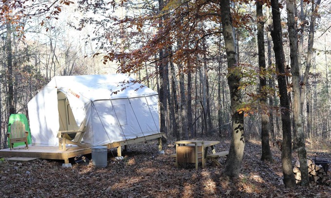 Unaka RV Rental | Tentrr Signature Site - Starr Mountain Hideaway