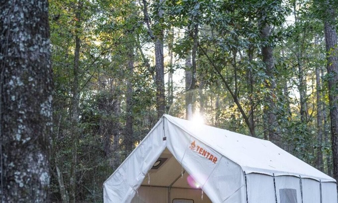 McComb RV Rental | Tentrr State Park Site - Mississippi Percy Quin State Park - Southside Lakeview