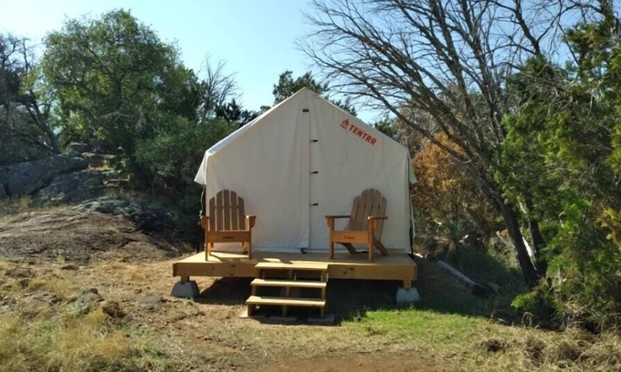Burnet RV Rental | Tentrr State Park Site - Texas Inks Lake State Park - Site B - Single Camp