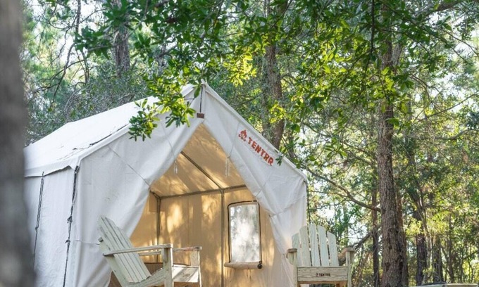 Bay St Louis RV Rental | Tentrr State Park Site - Mississippi Buccaneer State Park - Woodland C - Single