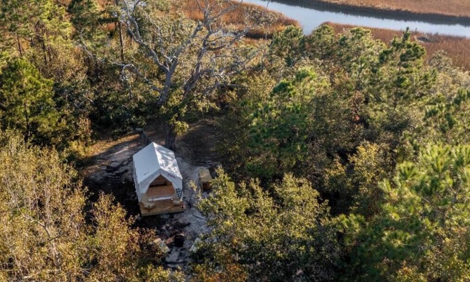 Bay St Louis RV Rental | Tentrr State Park Site - Mississippi Buccaneer State Park - Woodland D - Single