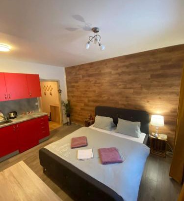 Zelezna Ruda Apartment | Terasy Apartmán se saunou