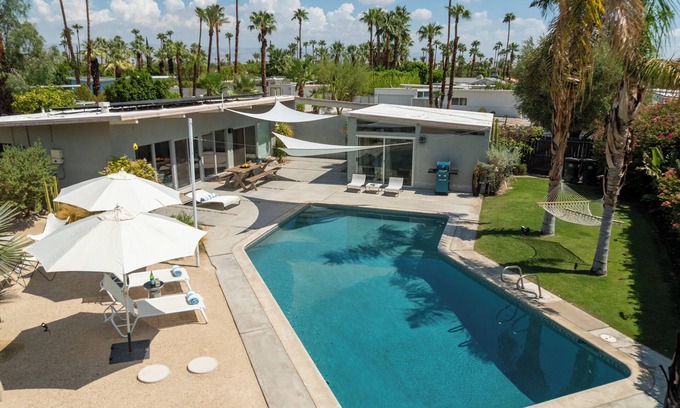 Racquet Club Estates House | The 1959 - Mid-Century Pool & Spa Retreat