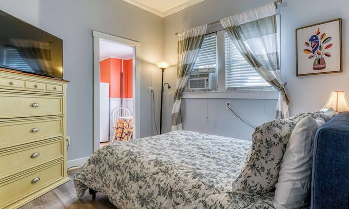 Ocean Grove Apartment | The Allenhurst, Beach Apartment #3 - Midsize Studio with Bathroom, Kitchen, & Ex