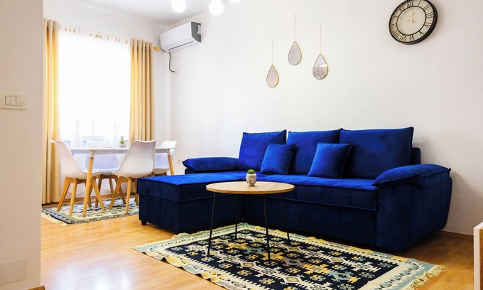 Tirana Apartment | The flat is located just 1 minute walk from the Skanderbeg square.