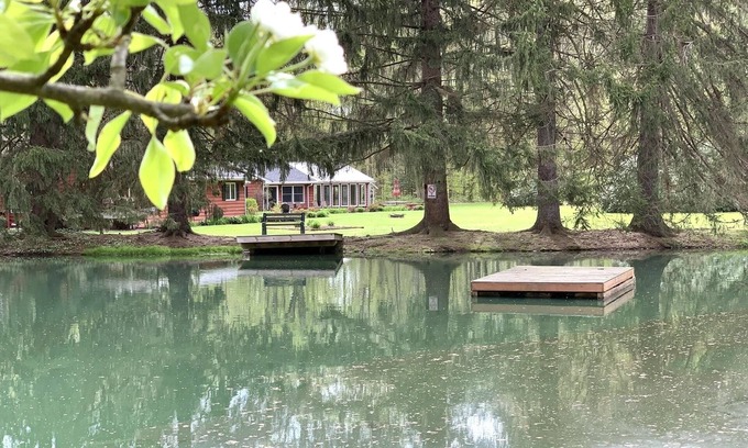 Austinburg Cabin | The Game Cabin at Rustic River Retreats-fun wine country getaway!