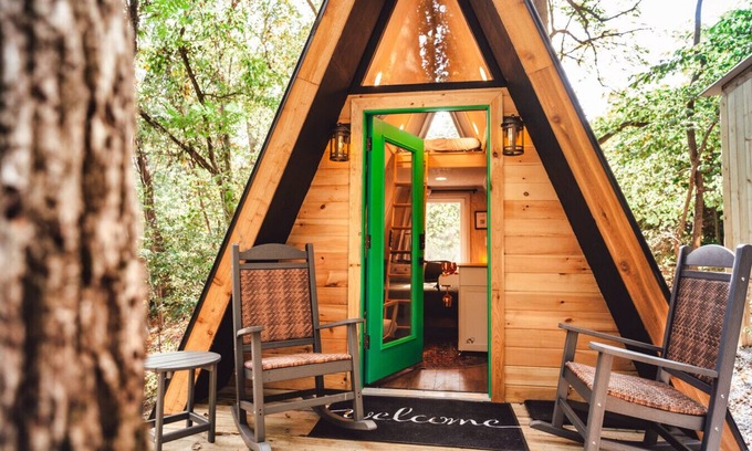 Rockbridge Apartment | The Green Getaway A-Frame