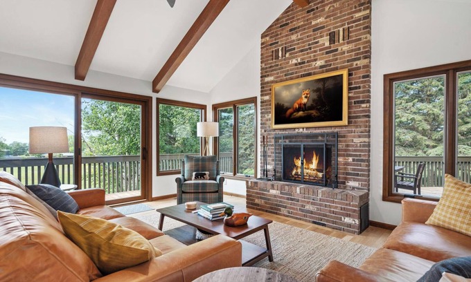 Harbor Springs House | The Hideout: Luxe Birchwood Escape w/Hot Tub