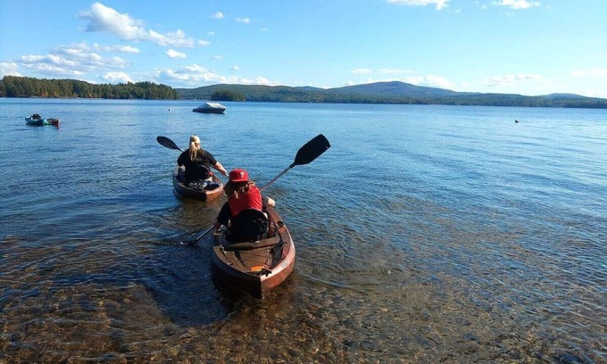 Wolfeboro Cabin | The Lake Escape - A Cozy Lakeside Cabin - Sleeps 8 - Grill, Kayak, Firepit