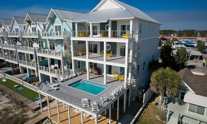 Bel Air House | The Lazy Coconut! Brand New Beach Front 8BR Pool sleeps 24