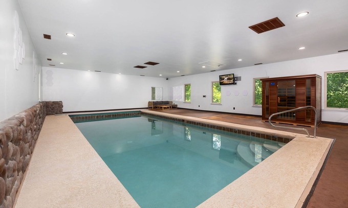 Bentonville House | The Manor-Indoor Pool-Speak Easy-Game Room-Sauna