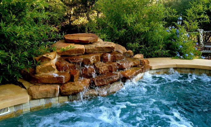 Comanche Trail House | The Palms - Waterfront with Dock/Near Oasis/Close to town/Pool Table/Hot Tub