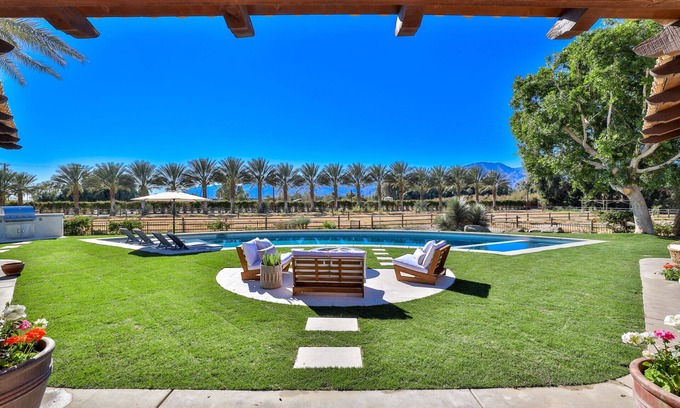 Coachella House | The Ranch At Coachella, A Private Estate. Two Beautiful Homes, Views, & Pool.