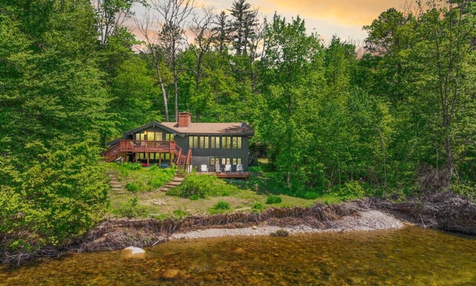 Birchview by the Saco Cabin | The Riverglass | Saco River Oasis, Hot Tub, Views