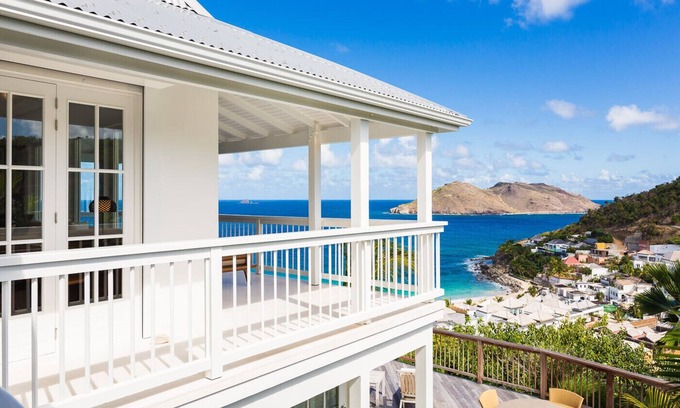 Flamands Villa | The villa ACAÏ offers a breathtaking view in Saint Barthelemy