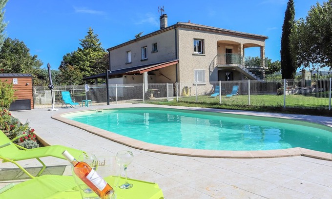 Valreas Apartment | This large vacation property with private pool welcomes you in the heart of Provence.