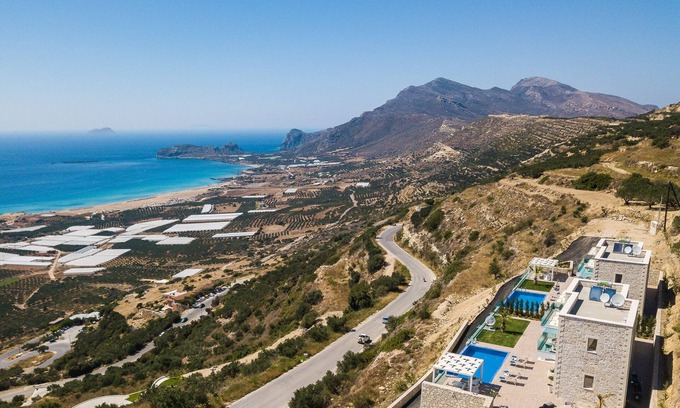 Zerviana Villa | Three luxury villas | Seaview, close to the Falassarna beach, 9 bedrooms