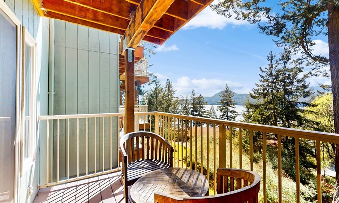 Rosario Condo | Three ocean/mountain view condos with balconies, near Moran State Park