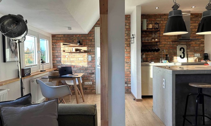 Wittduen Apartment | TIDE4 Amrum No. 3 - Tiny loft near the beach. Dogs welcome.