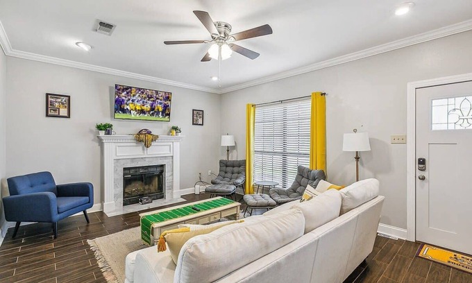 Highlands - Perkins House | Tiger's Den 🐯 4.5 mile to LSU, Games, Sleeps 8