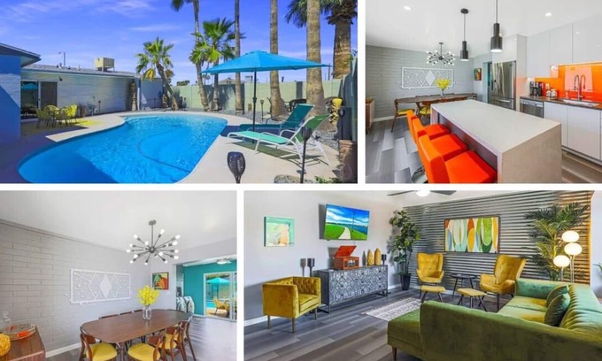 Paradise Valley Village House | Tiki Velo - Cool Retro House with Heated Pool
