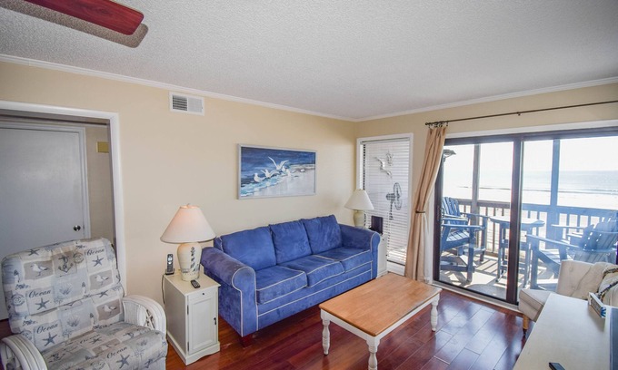Ocean Drive Condo | Tilghman Beach and Racquet Club Unit: 201! Oceanfront 3 Bedroom Condo. Oceanfront Pool, steps to the beach!