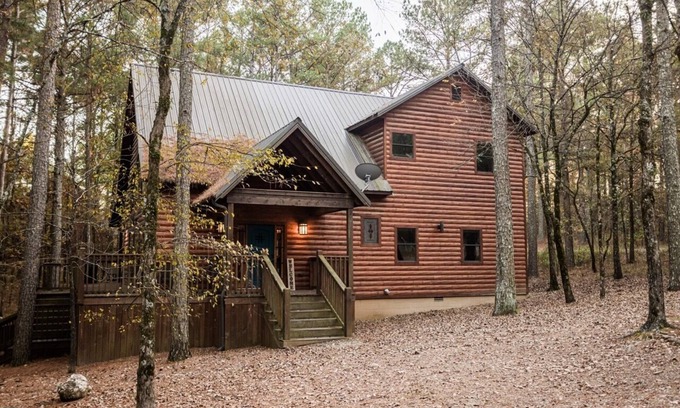Broken Bow Cabin | Time Well Wasted- Spacious! Hot Tub,Shuffleboard,Playset,Free firewood!