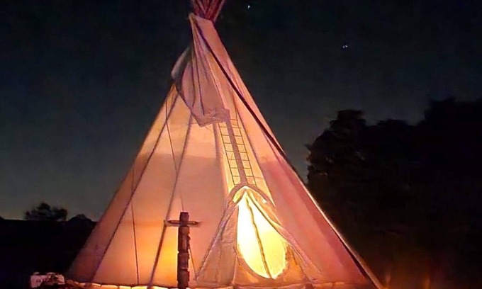 Seaman Cabin | Tipi living! Book a new extraordinary experience in Adams Co, OH