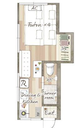 Kitakoiwa Apartment | tkm北小岩1丁目203