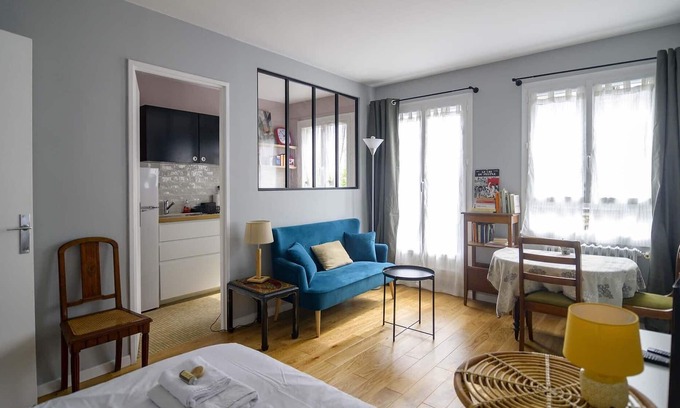 Butte-aux-Cailles Apartment | Tolbiac Studio Place d'Italie