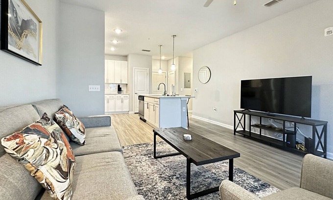 Clearwater Apartment | Top-Floor Luxury 1 BR with Pond and Pool Views