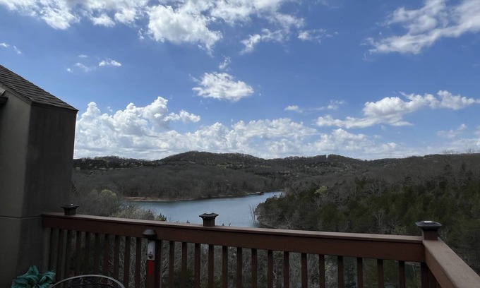 Indian Point Condo | Top floor views of Table Rock Lake and Silver Dollar City