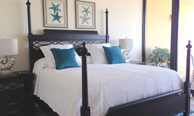 Dauphin Island Condo | TOP FLOOR with PENTHOUSE views! BEACHFRONT- 2 BDRM-2 BATH, 2 POOLS and HOT TUB!