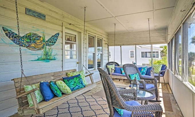 Edisto Island House | Townhome on Edisto Island Beach-Steps from Ocean!
