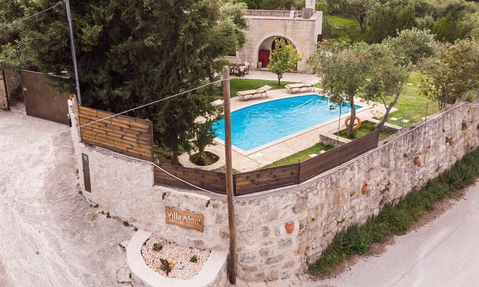 Maza Villa | Traditional,Luxury Stone Villa with Pool and View.