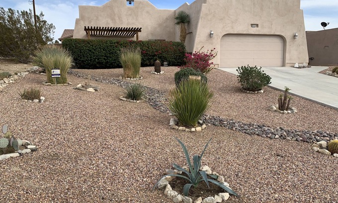 Desert Hot Springs House | Tranquil Desert Retreat . Short walk to hot springs & close to Joshua Tree!