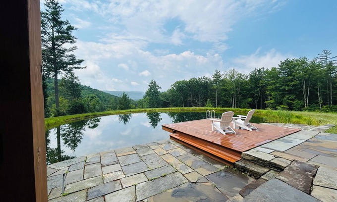 Town of Broome Apartment | Tranquil Retreat-Pond side on 16 Acres Hunters Welcome