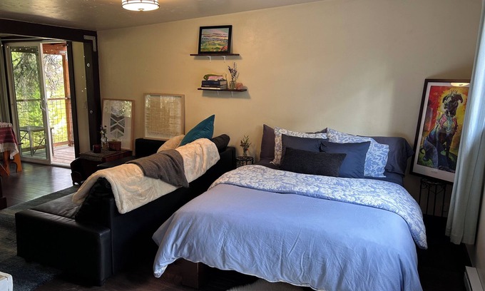 McCall Apartment | Treehouse Gem - Pet Friendly Riverfront Studio