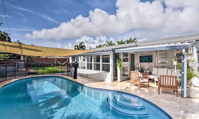 Oakland Park House | Tropical Home w/Outdoor Oasis: 2 Mi to Beach