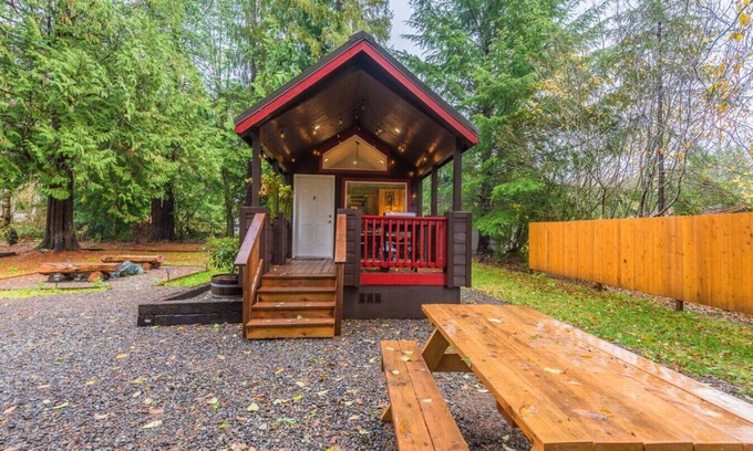 Beaver House | Trout Corner: wooded tiny home