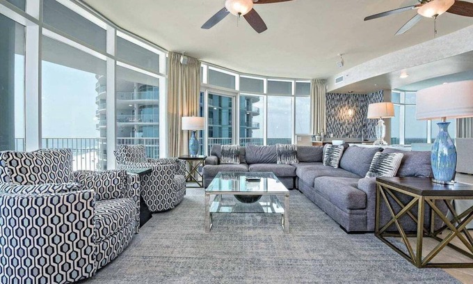 Orange Beach Condo | Turquoise Place C0809 4 bedroom 4.5 bath corner Unit with Private Hot tub by Prickett Properties